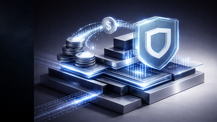 modern infrastructure representing security anti-fraud process