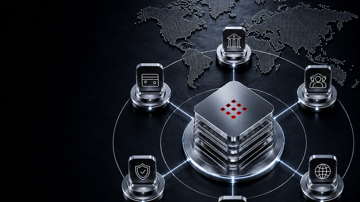 Getnet architecture surrounded by a circle representing an integrated platform.